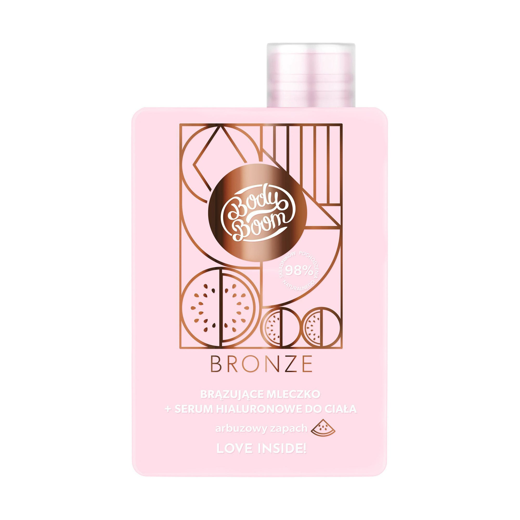 Бронзуюче молочко з гіалуроновою сироваткою для тіла 2 в 1 Body Boom Bronze, 140 мл